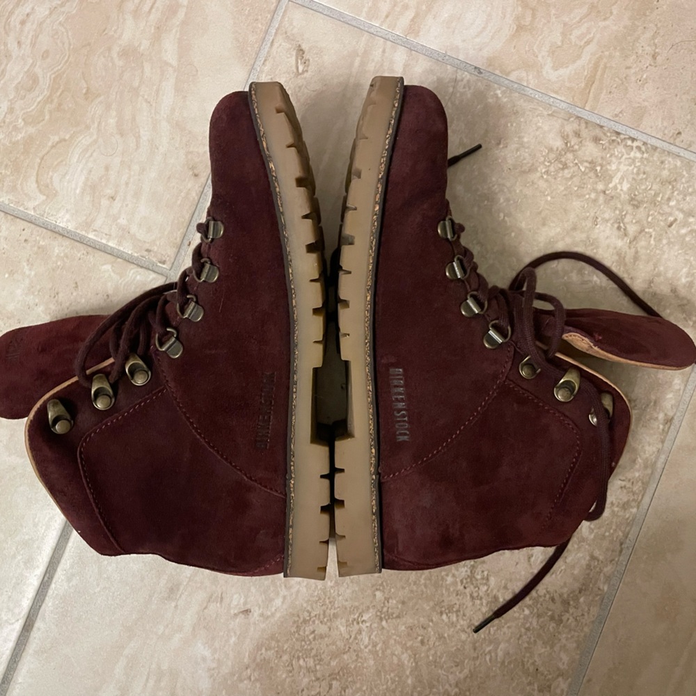 Birkenstock Jackson maroon waterproof boots size 39